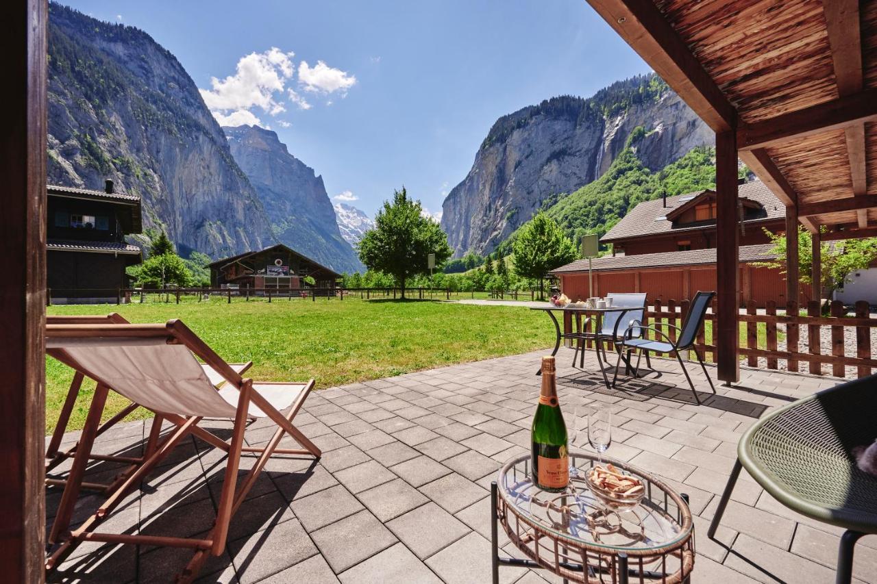 Apartment Truemmelbach, Comfortabl & Cozy, Private Terrace With Best Views Lauterbrunnen Exterior photo